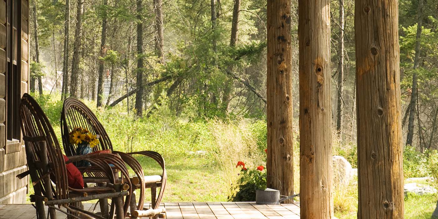 cabin porch